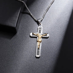 Saint St. Benedict Jesus Cross Pendant Necklace Christian Catholic Amulet