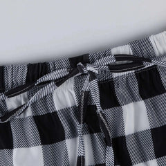 Women Christmas Pajama pants Autumn Winter Plaid Printed Pants
