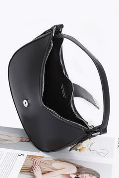 Faux Leather Hobo Bag