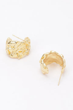 Gold Plated Metal Earring