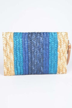Straw Coloful Envelope Clutch