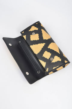 Animal Print Clutch With Color Palette