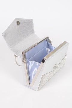 Rhinestone Metal Handle Bag