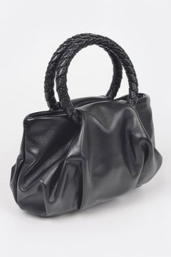 Braided Handle Crossbody Bag
