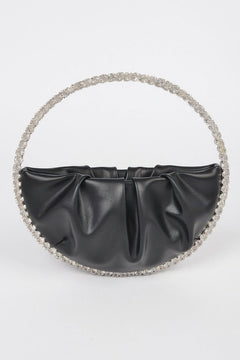 Round Stone Handle Clutch