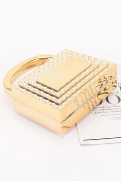 Metallic Acrylic Clutch