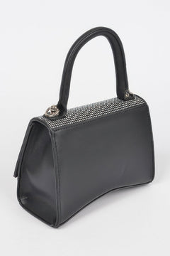 Rhinestone Top Handle Bag