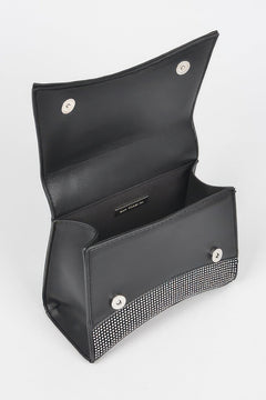 Rhinestone Top Handle Bag