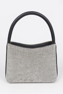 Rhinestone Top Handle Bag